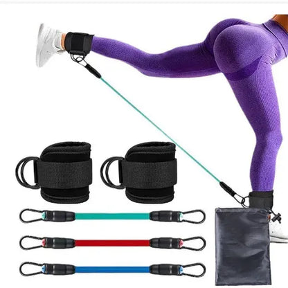 Resistance Bands, Leg Exercise Bands, TPE Material for Arms Chest, Yoga Gym Fitness Muscle Training Equipment Stretching