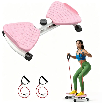 Upgraded Waist Twister Board with Resistance Bands - Home Core Exercise Tool, Ab Training Fitness Equipment for Twisting Workouts, Home Fitness Machine, Recreational Fitness Equipment
