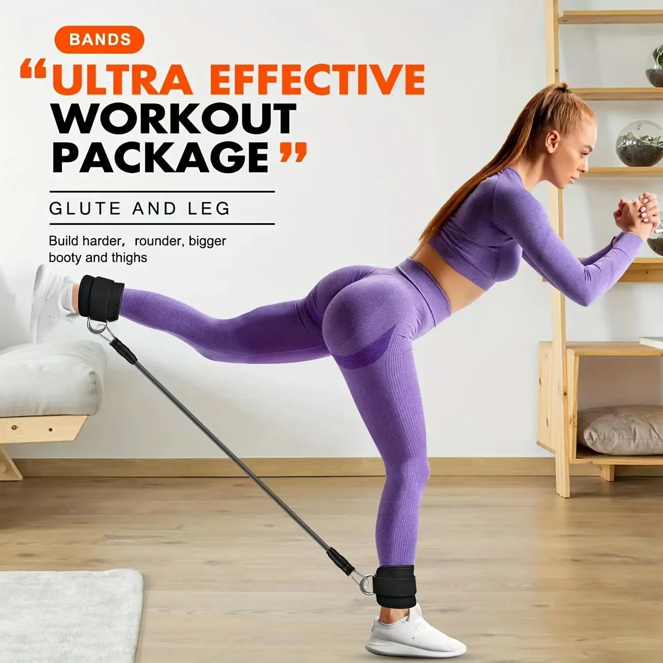 Resistance Bands, Leg Exercise Bands, TPE Material for Arms Chest, Yoga Gym Fitness Muscle Training Equipment Stretching