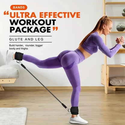 Resistance Bands, Leg Exercise Bands, TPE Material for Arms Chest, Yoga Gym Fitness Muscle Training Equipment Stretching